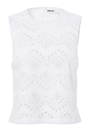 Pieces, PCVILDE O NECK - Blúzka - bright white