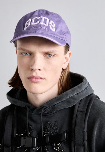 GCDS LOUNGE LOGO BASEBALL HAT UNISEX - Sapka - dark purple