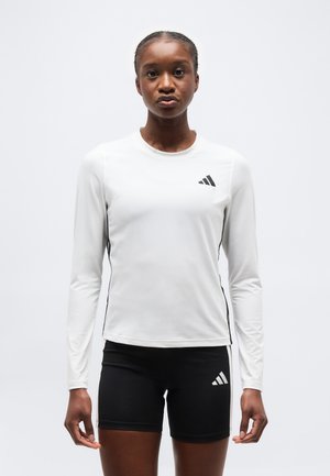 Top s dlhým rukávom - white/black