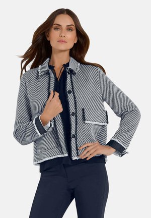 MADELEINE Summer jacket - navy   wool white