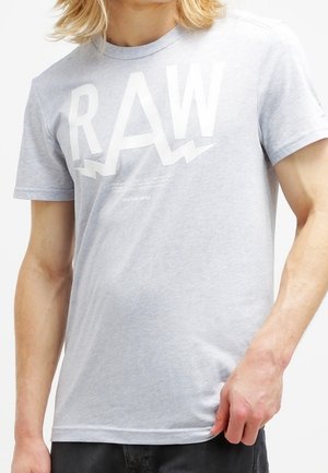 T-Shirt print - mottled blue