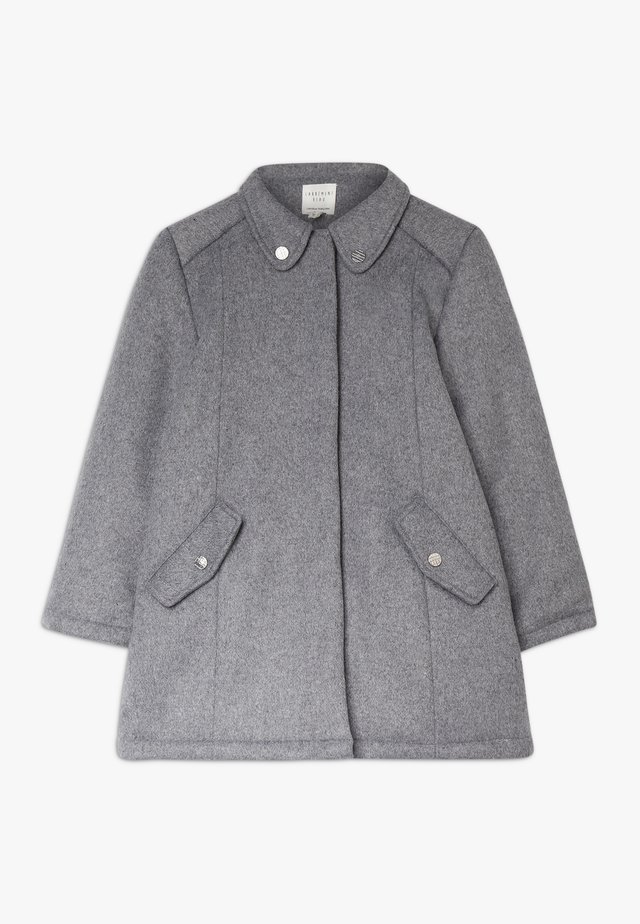 Classic coat - graumeliert mittel