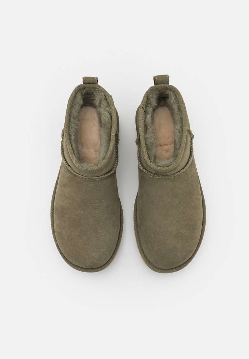 burnt olive ultra mini ugg boots