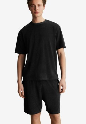 TOWELLING SET - Pyjamas - black