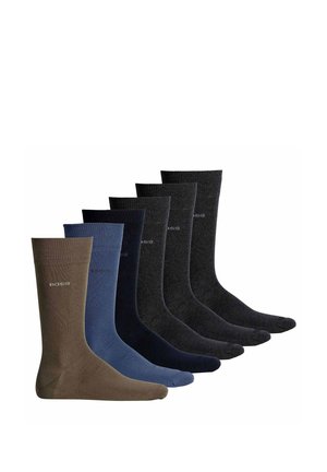 6 PACK - Socken - anthrazit mehrfarbig