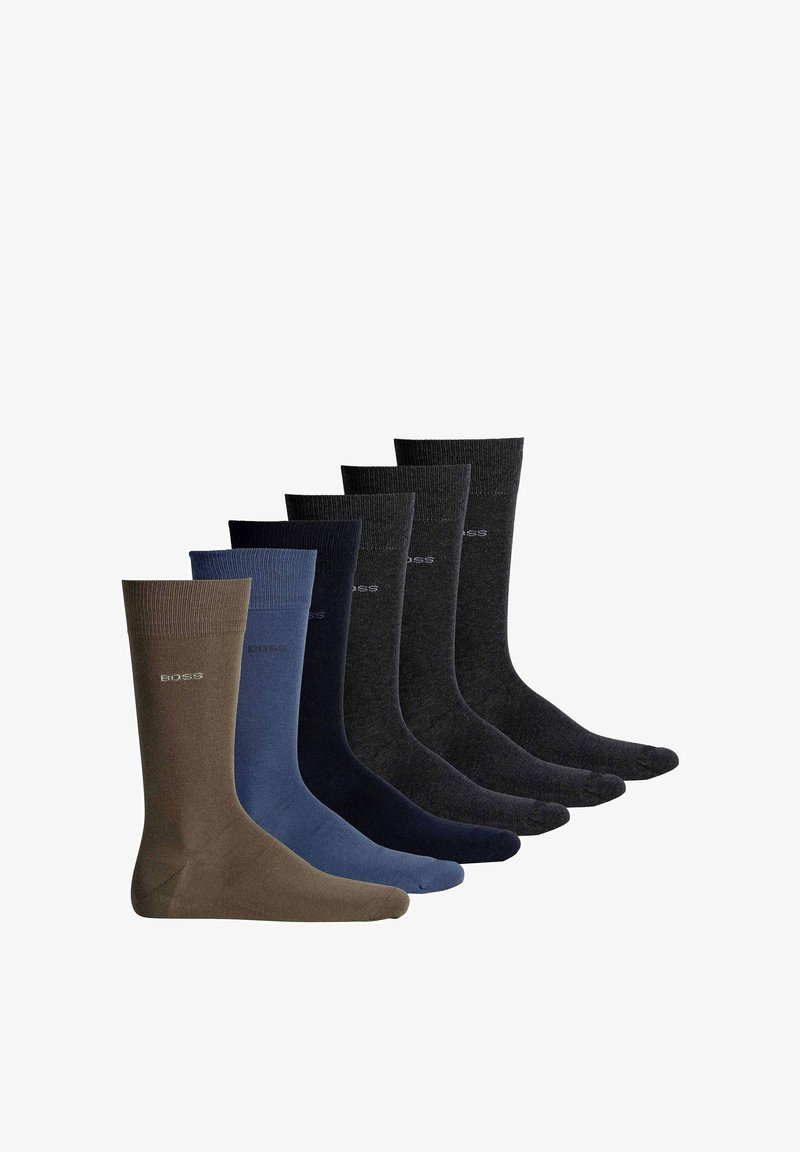 BOSS 6 PACK - Socken - anthrazit mehrfarbig
