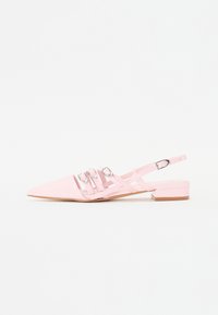 SYLLA - Baleríny s otevřenou patou - pink patent