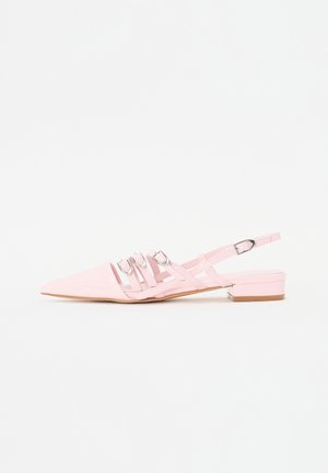 SYLLA - Slingback ballet pumps - pink patent