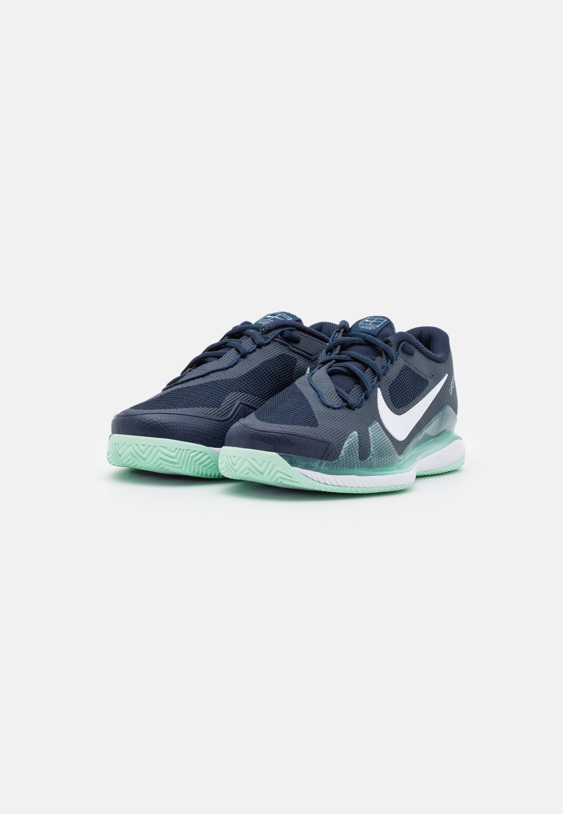 Nike Performance AIR ZOOM VAPOR PRO CLAY - da tennis per terra battuta -  obsidian/white/mint foam/blu scuro - Zalando.it