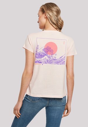 KANAGAWA WELLE JAPAN - Print T-shirt - pink