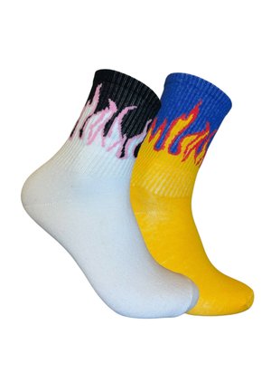2 Pack Fire - Strømper - white yellow