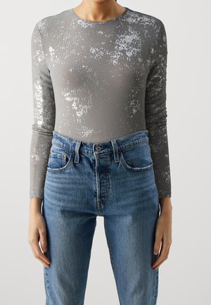 T-shirt à manches longues - silver-coloured