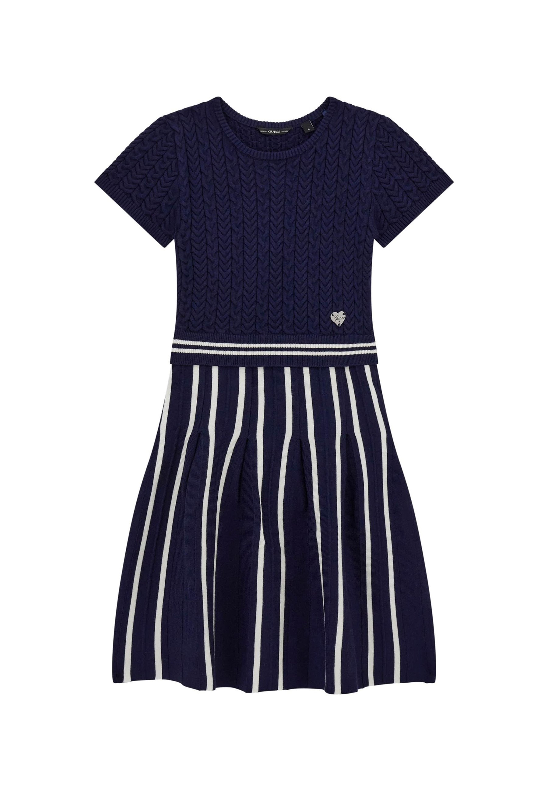 Guess Vestido de punto blau/azul