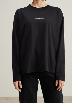 Calvin Klein Jeans Camiseta de manga larga - black