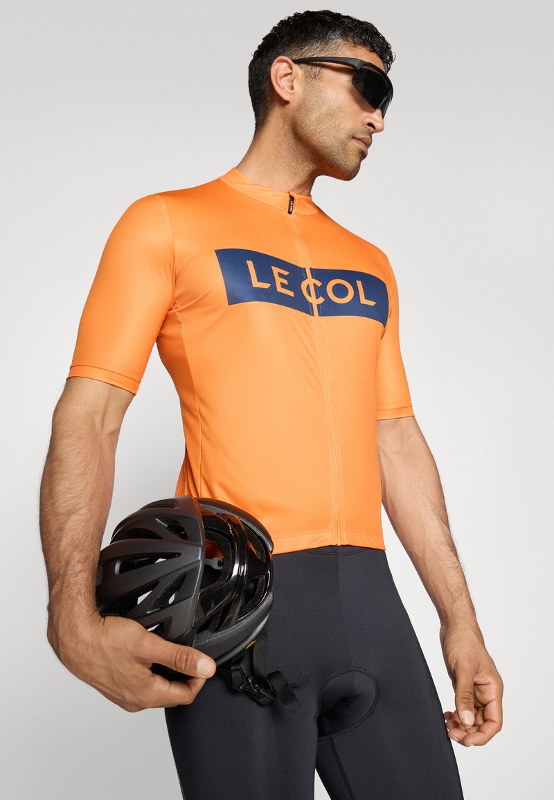 Maillot Cyclisme Homme Manches Courtes – Trio Jaune Vert Rouge, Respirant Et Réfléchissant