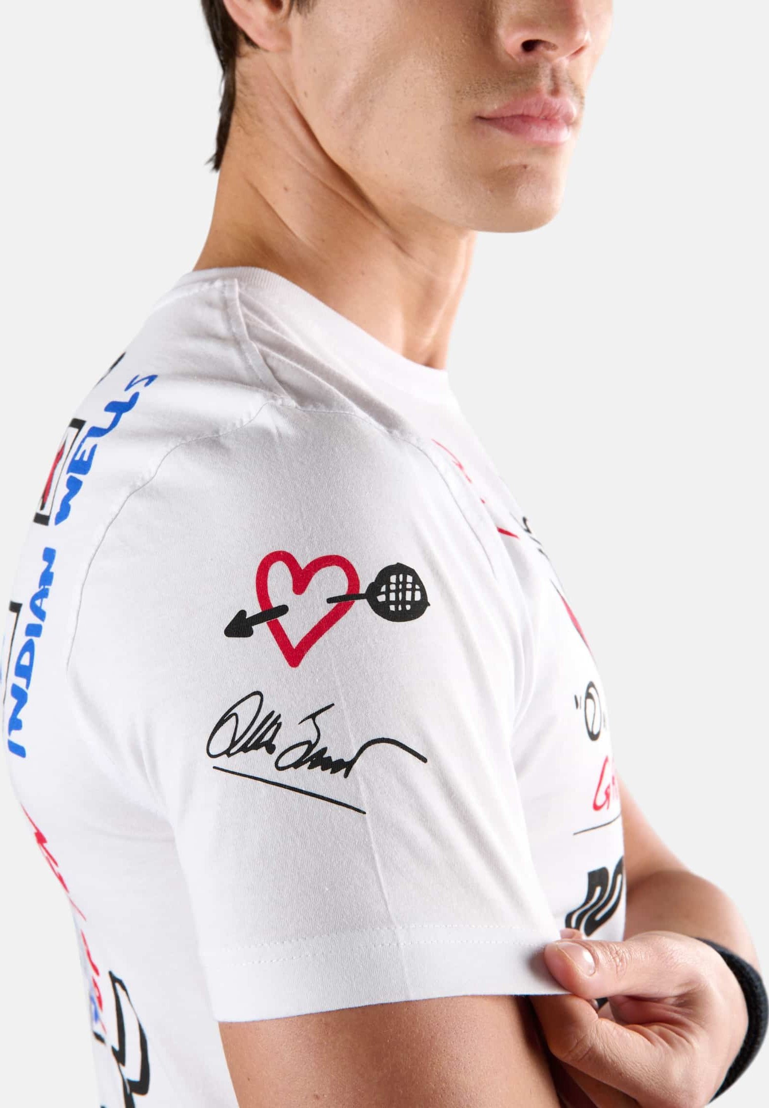 ★HYDROGEN★UNI Sorona Graffiti T-Shirt unisex White HYDROGEN】 ☆ Uni Sorona Graffiti S/S T-Shirt ☆ Tシャツ