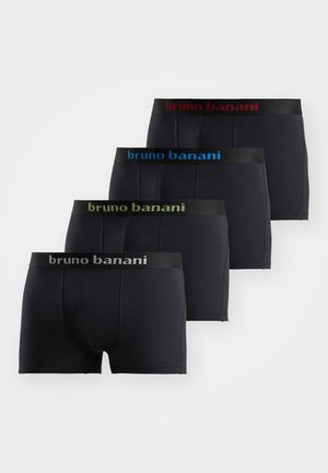 Mustad mustad pokud kergelt kangast, millel on kontrastne roheline logo vöökoht ja sobiv disain mugavuse ja toe tagamiseks.