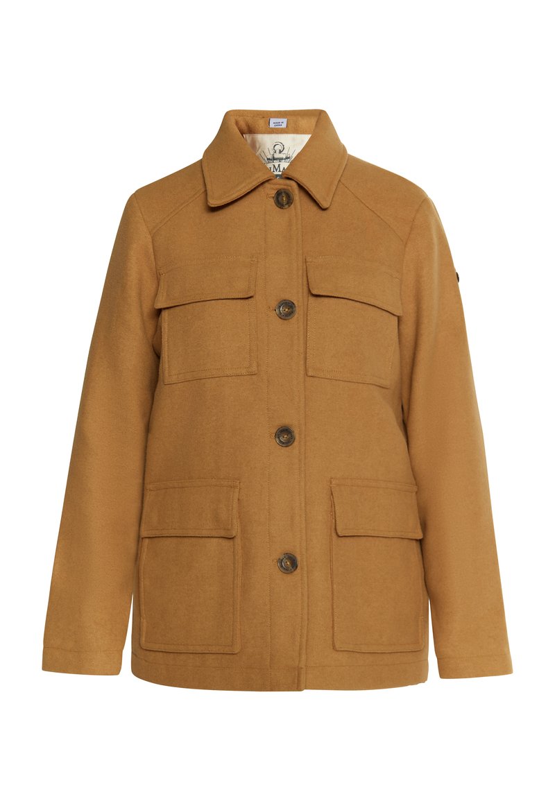 dreimaster Halflange jas bruin