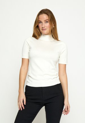 Minus MILIMA ROLL NECK KNIT - T-Shirt basic - broken white