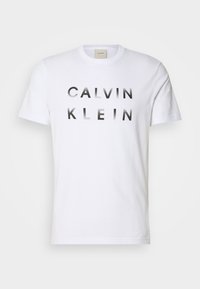 ENLARGED LOGO - Print T-shirt - bright white