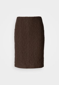 SKIRT MYRA - Bleistiftrock - dark brown