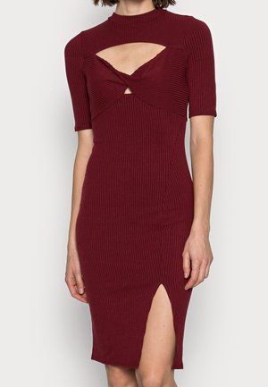 Fodralklänning - bordeaux