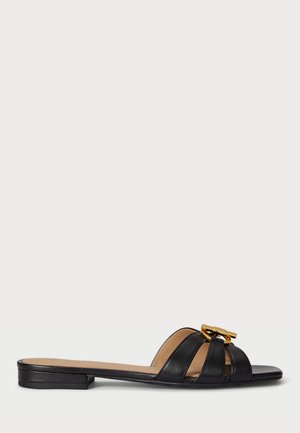 BLAIKE NAPPA LEATHER SLIDE SANDAL - Pantofle - black