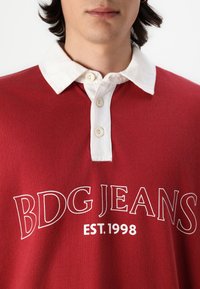 BDG Urban Outfitters RUGBY UNISEX - Topper langermet - burgundy