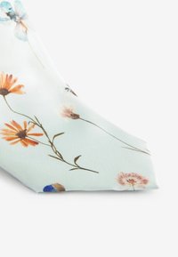 Next PATTERN SLIM - Krawatte - light blue pressed flower