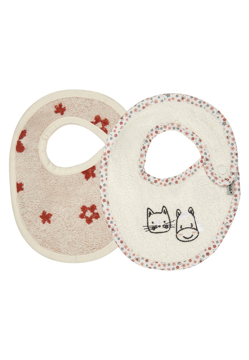 Sterntaler 2ER PACK BAUERNHOF - Bib - ecru