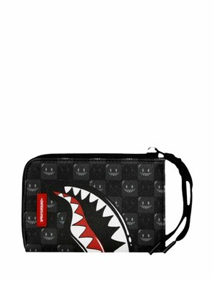 Sprayground, PORTAFOGLIO SHARKS IN PARIS WTF BUBBLY BLACK CHECK WALLET UNISEX - Monedero - nero