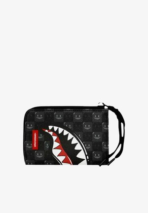 Sprayground, PORTAFOGLIO SHARKS IN PARIS WTF BUBBLY BLACK CHECK WALLET UNISEX - Monedero - nero