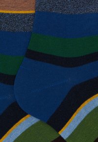 Gallo WITH STRIPES - Calzettoni - prussia mostarda