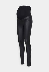 Vero Moda Maternity - VMMSEVEN SMOOTH PANTS - Jeans Skinny Fit - black Miniatuurafbeelding 1