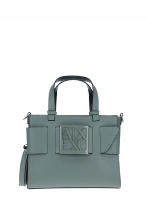 SHOPPING - Borsa a mano - verde salvia
