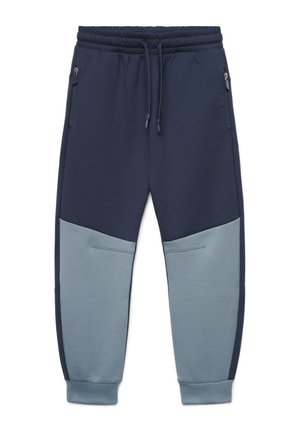 Terranova, PANTALONI TUTA JOGGER CON ZIP E COULISSE - Pantaloni sportivi - blu