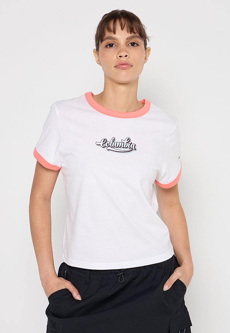 Columbia T-shirt print wit Columbia T-shirt print wit