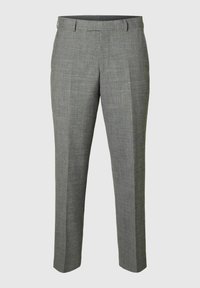 SLHSLIM-OASIS TRS NOOS - Auduma bikses - grey
