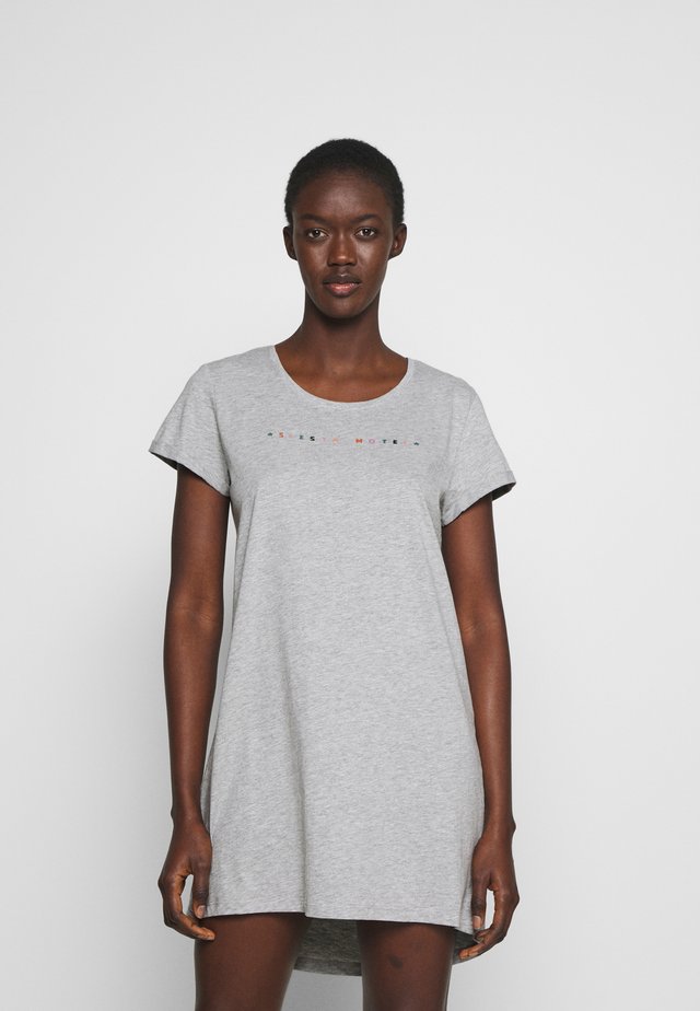 NIGHTIE NECK - Camisón - light grey melange