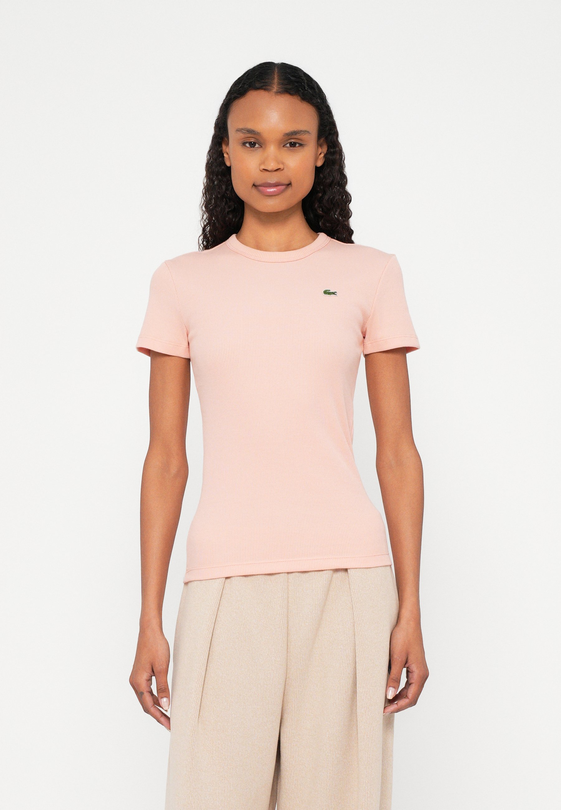 Lacoste Pink Cotton Blend Fabric Women main image 4