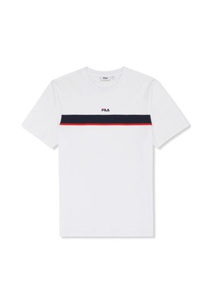 APPAREL SAGANO REGULAR TAPED - T-shirt print - bright white