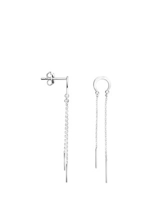 HORSESHOE CHAIN BAR - Øreringe - silver coloured