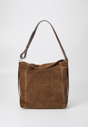 Shopping Bag - dunkelbraun .