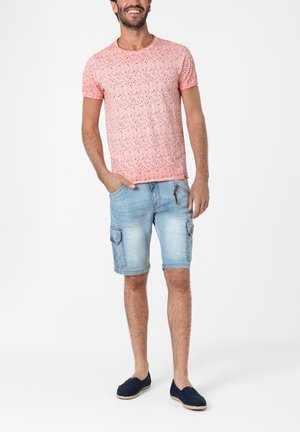 TIMEZONE MID WAIST - Jeans Shorts - hellblau