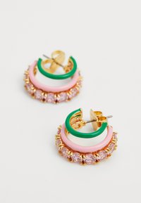 kate spade new york HINT OF SHIMMER HUGGIES - Earrings - pink multi