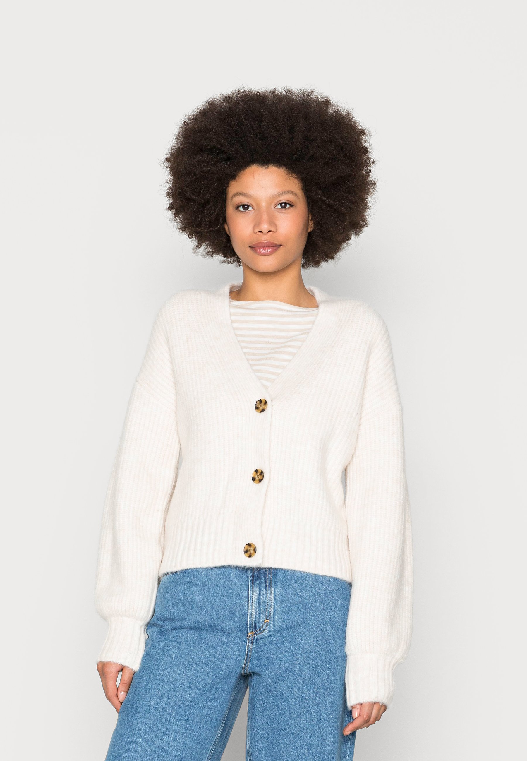 GAP BUTTON FRONT CARDIGAN - Cardigan 