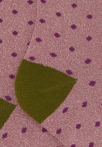 Gallo GLITTER WITH POLKA DOTS - Socks - mosto