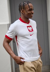 Nike Performance - POLAND STADIUM HOME JERSEY - Futbolo marškinėliai - white/sport red Miniatiūros vaizdas 1