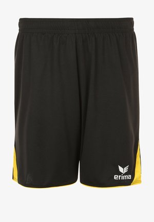 Erima 5-CUBES - Kurze Sporthose - black/yellow