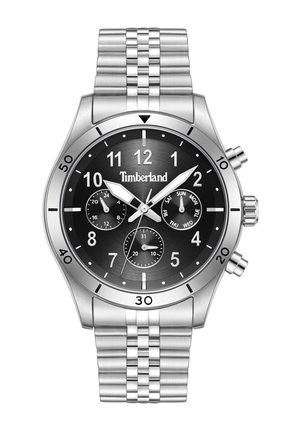 ASHMONT - Rannekello ajanottotoiminnolla - black and silver coloured